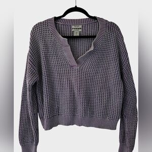 Haute Hippie Lavender V-Neck Sweater